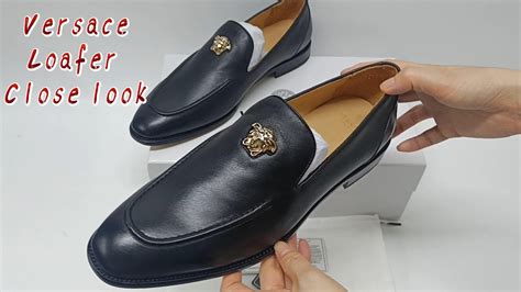 versace loafers mens 15|medusa apron toe loafer men.